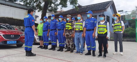 樂施會的合作夥伴組織桂林市「藍天救援隊」