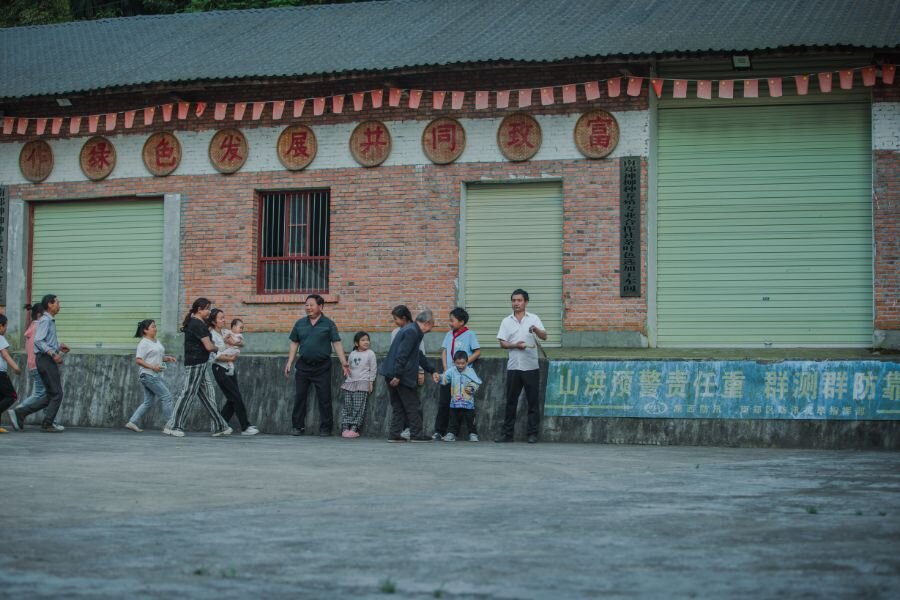 Disaster evacuation drills are regularly organised in Liugou Village.